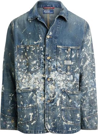 Polo Ralph Lauren Limited-edition handgeverfd denim jack - Blauw