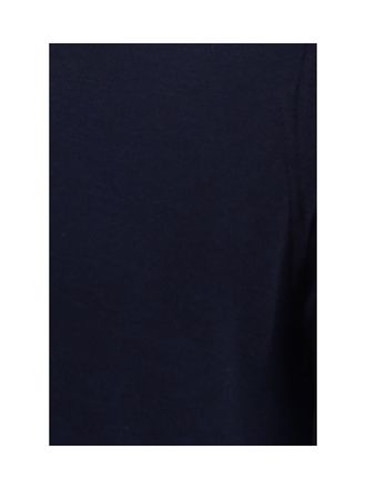 Brunello Cucinelli Mens Sweater Virgin Wool Navy-Grey Navy-Dark Grey Fleece Navy/dark