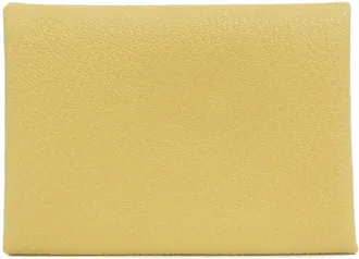 Herm&egrave;s Chevre Leather Coin Purse/Coin Case (Pre-Owned)