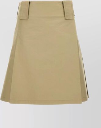 Burberry high-waisted a-line skirt pleated design