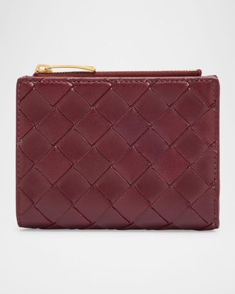 Bottega Veneta Small Bifold Zip Wallet