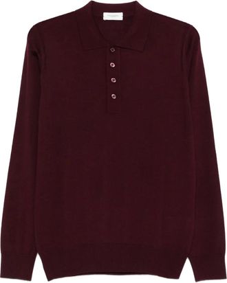 Paolo Pecora Polo in lana - Rosso