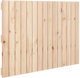 vidaXL Cabecero De Cama De Pared Madera Maciza De Pino 95,5x3x60 Cm Vidaxl