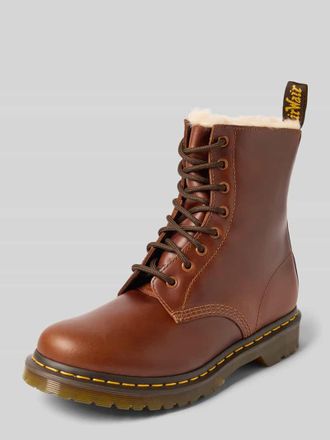 Dr. Martens Schn&uuml;rstiefel mit Logo-Patch Modell Serena in Cognac, Gr&ouml;&szlig;e 37