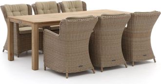 Intenso Furniture Intenso Milano/ROUGH-S 220cm dining tuinset 7-delig