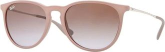 Ray-Ban Authentieke Erika Zonnebril- Premium Kwaliteit - Dames - Zonnebrillen - Bruin - 54 MM - Accessoires