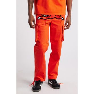 Icecream Runner Cotton Cargo Pants in Spicy Orange at Nordstrom, Size Medium