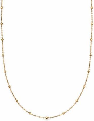 Astley Clarke Gold Aurora Station Necklace at Nordstrom, Size 16