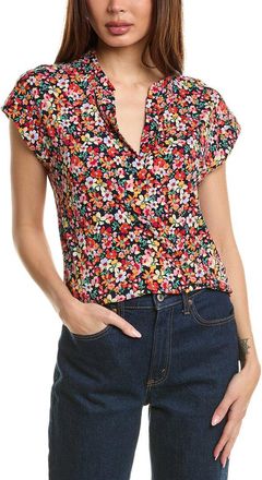 Vince Camuto Mandarin Collar T-Shirt