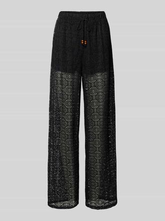 Vero Moda Weite Hose aus Spitze Modell MAYA in Black, Gr&ouml;&szlig;e XS