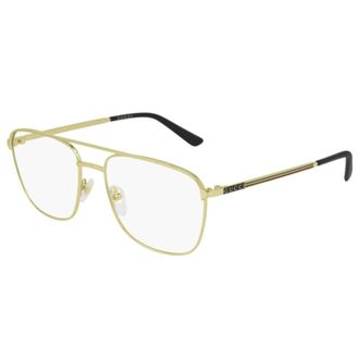 Gucci Glasses, unisex, Yellow, 55 MM, Stylish Eyeglasses Frame Gg0833O
