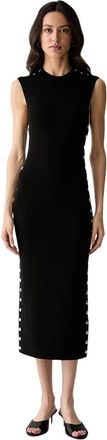 Karl Lagerfeld Dames, Jurken, Zwart, Maat: XS Nylon