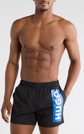 BOSS Okko Swim Trunks in Black at Nordstrom Rack, Size Xx-Large