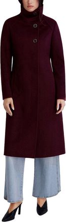 Kenneth Cole Wool-Blend Long Jacket