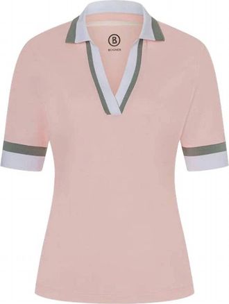 Bogner Womens Elonie Polo In Pink Multi