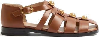 Valentino Garavani 20mm VLogo Signature Fisherman Sandals - Womens - Leather