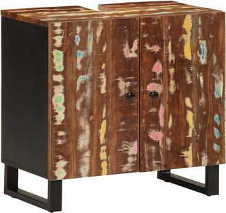 vidaXL Mueble De Lavabo Madera Reciclada Madera Ingenier&iacute;a 62x33x58 Cm Vidaxl