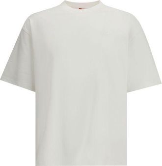 Diesel Witte Katoenen T-Shirt