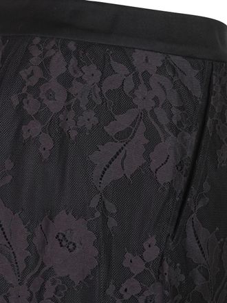 Zimmermann Lace-Panelled Wool Trousers - Black