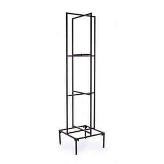 BIZZOTTO Espositore porta cuscini con ripiani in acciaio colore nero h 187 cm