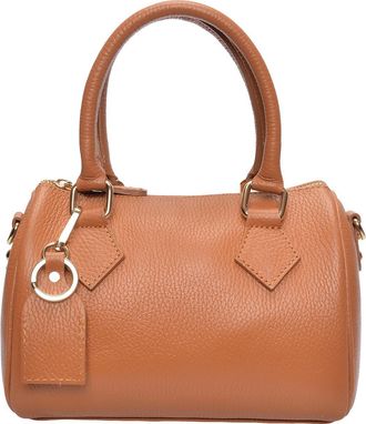 Luisa Vannini Brown Rundleer Tas