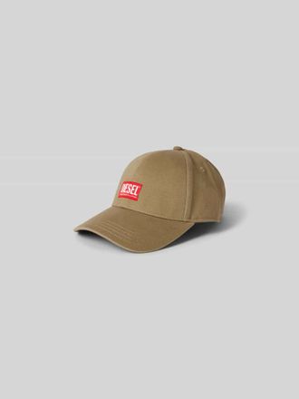 Diesel Basecap mit Label-Detail in Beige, Gr&ouml;&szlig;e 1