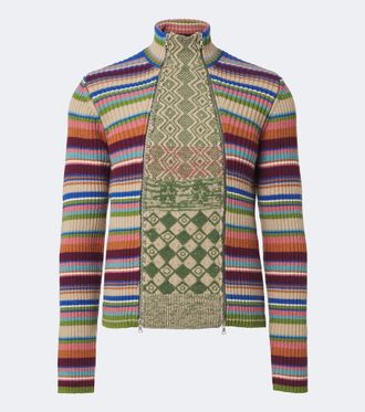Dries Van Noten Striped wool sweater