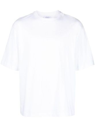 Off-white T-shirt met print - Wit