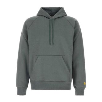 Carhartt Work in Progress Carhartt Wip, Hoodies, male, Green, Size: XL Hooded Chase Sweat