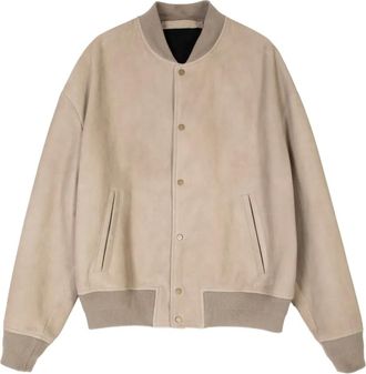 Salvatore Santoro Bomberjack met knopen - Beige