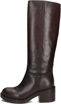 Lina Locchi Iw 520 Heeled Boots - Dames - Laarzen met Hak - Bruin - 40 EU - Leer - Schoenen
