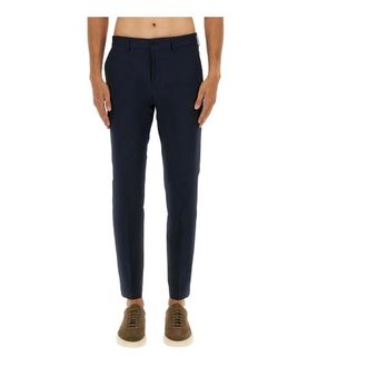 HUGO BOSS Heren, Broeken, Blauw, Maat: XL Katoen