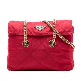 Prada Pre-owned Prada Impuntu Tessuto Chain Shoulder Bag Ladies 1SXWTTTVH5N3XSPC