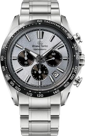 Grand Seiko Evolution Chronograph Tachymeter Blue Dial Mens Watch SLGC007