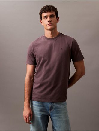 Calvin Klein Jeans Calvin Klein Mens Smooth Cotton Monogram T-Shirt - Grey - XS