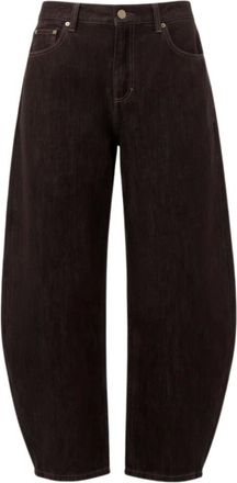 Goldgarn Denim Luzenberg Classic Barrel Jeans - - Jeans - Donna - Marrone - W30