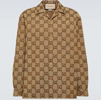 Gucci Maxi GG jacquard canvas shirt