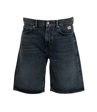 Roy Rogers Shorts aus schwarzem Denim