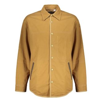 Diesel Light Jackets, male, Brown, Size: M S-Doves Shirt Jacket