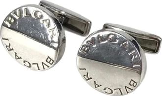 Bulgari Pre-owned Accessories, male, Gray, Size: ONE SIZE Pre-owned Silver home-office