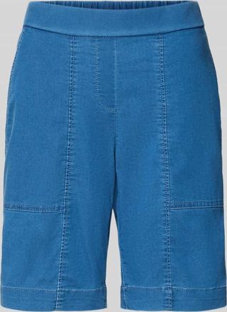 Toni Straight Fit Shorts mit Ges&auml;&szlig;taschen Modell Sue in Blau, Gr&ouml;&szlig;e 36