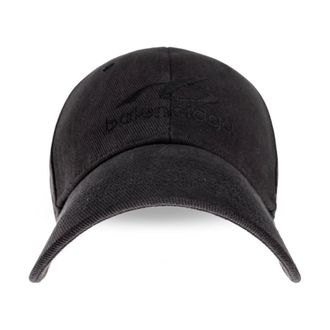 Balenciaga Baseball Cap - Heren - Accessoires - Zwart - Maat: S Katoen