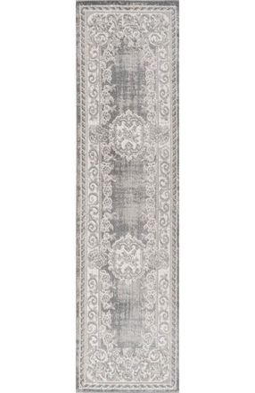 Jonathan Y Designs Rosalia Cottage Medallion Area Rug in Ivory/gray at Nordstrom, Size 4Ft 0In X 6Ft 0In