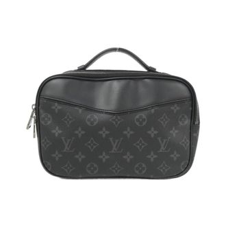 Louis Vuitton Black Coated Canvas Shoulder Bag (Pre-Owned)