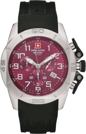 Swiss Alpine Military 7063.9836 Chronograaf Horloge - Heren - Horloges - Grijs - ONE Size - Accessoires