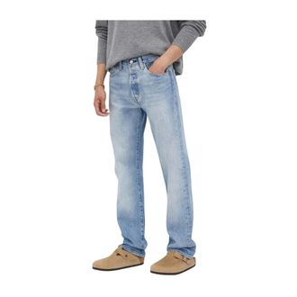 Levi's Jeans, Heren, Blauw, W33 L34, Denim, Straight Jeans