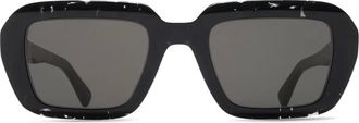 Mykita Occhiali da sole Nima effetto marmo - Nero