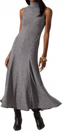 Astr Haylie Sweater Dress In Grey