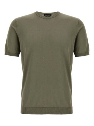Tシャツ・カットソー ROBERTO COLLINA Knitted T-shirt White Roberto Collina Essential Crewneck T-shirt In White | ModeSens
