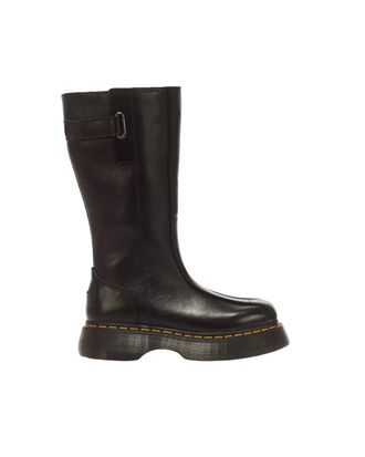Dr. Martens Buzz Hi Black Milled Gloss High Boots